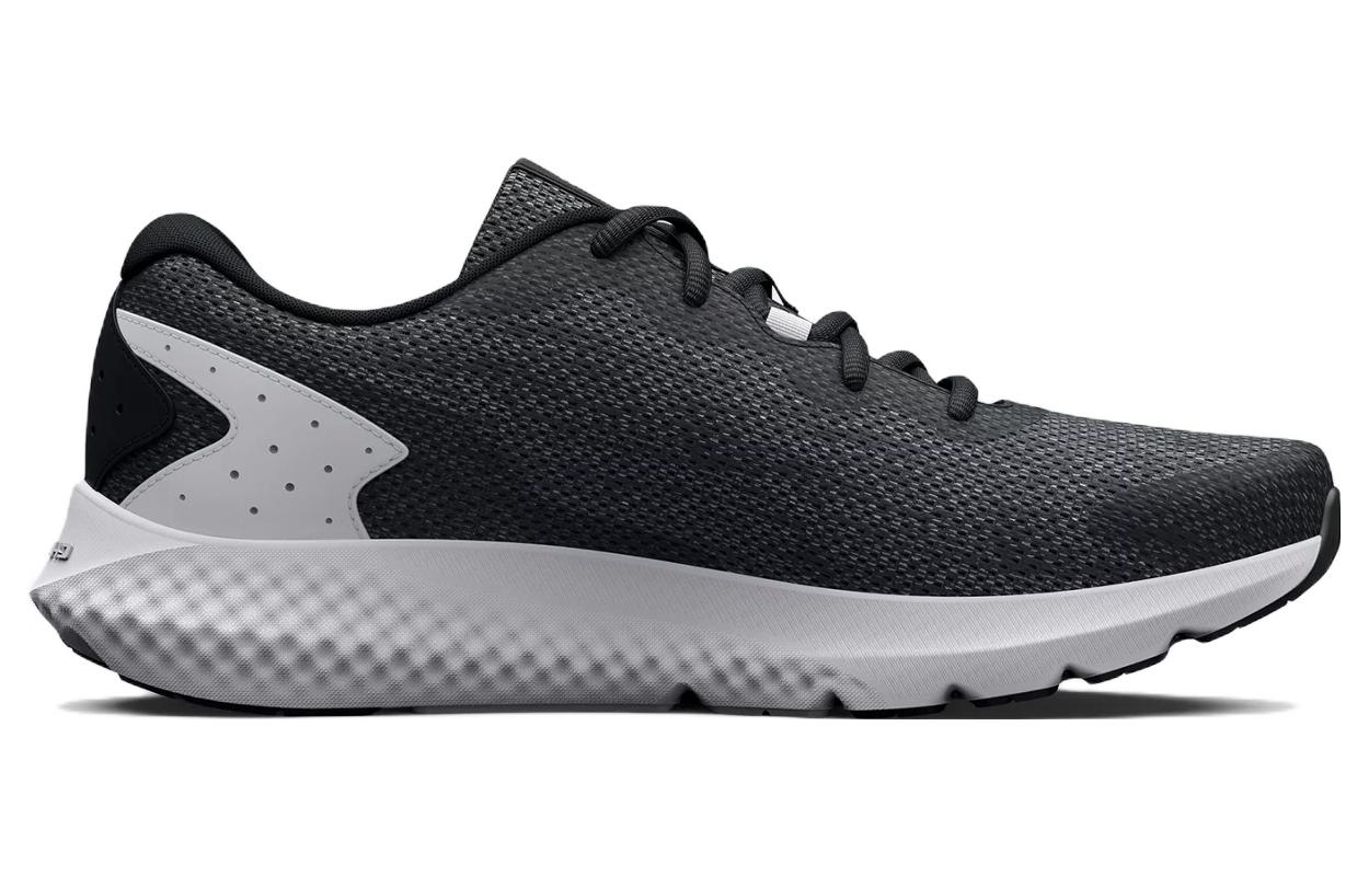 (W)  UA Charged Rogue 3 Knit 'Black White' 圖 2