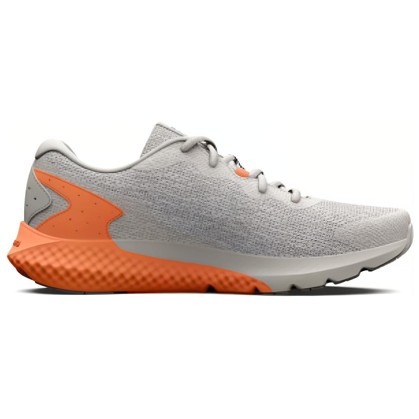 (W)  UA Charged Rogue 3 Knit 'Grey Mist Orange Tropic' 圖 2