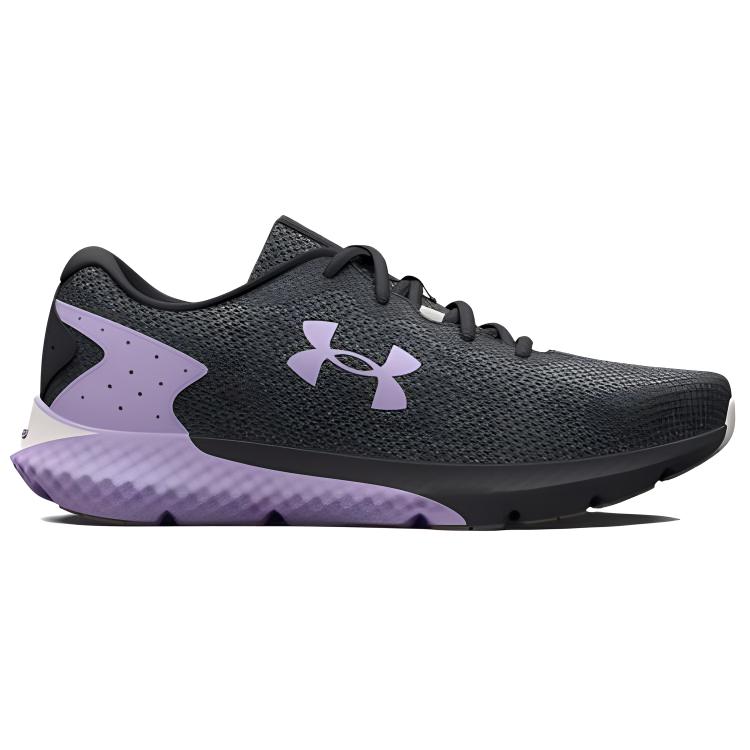 (W)  UA Charged Rogue 3 Knit 'Jet Grey Nebula Purple' 圖 2