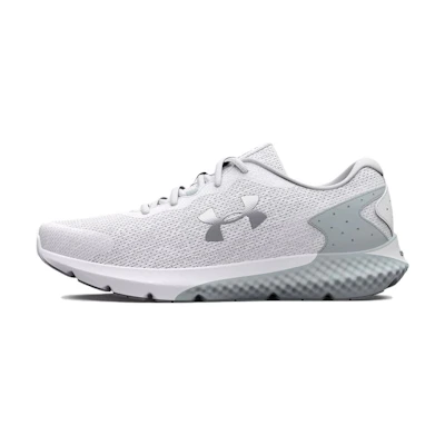 (W) UA Charged Rogue 3 Knit 'White Grey Mist'