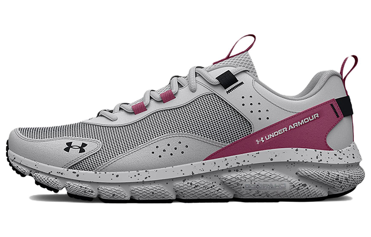 (Women)  Under Armour Charged Verssert 'Grey Pace Pink'  3025751-104