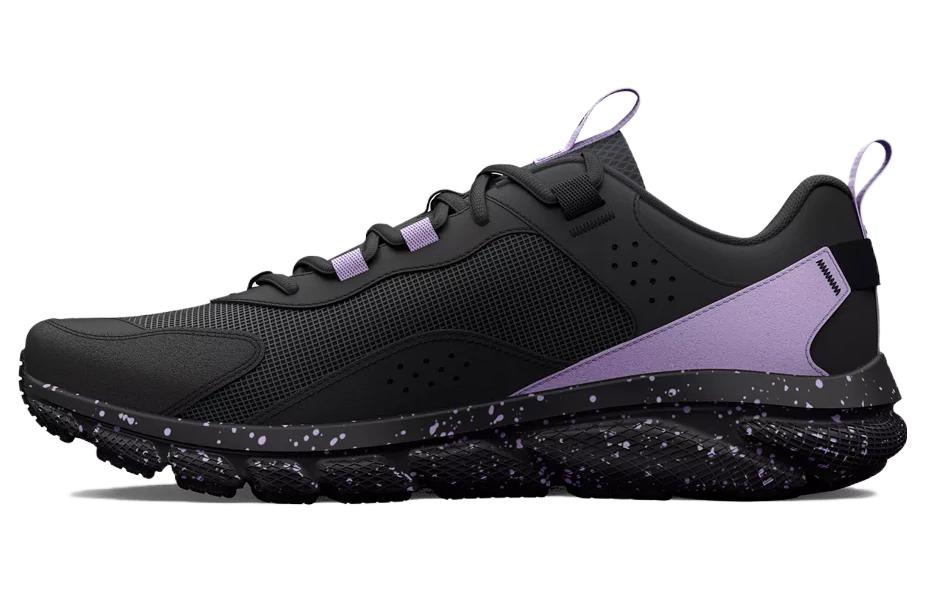 (Women) Under Armour Charged Verssert Speckle 'Jet Grey Nebula Purple' 3025751-100