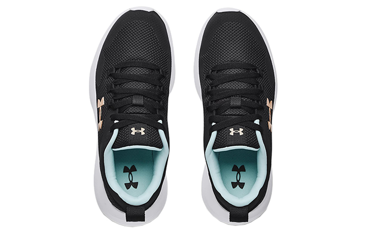 Shop (W) Under Armour Essential 'Hitam Fuse Teal' 3022955-004