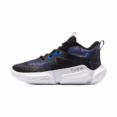 (W) UA Flow Breakthru 3 'Black Blue Multi-Color'