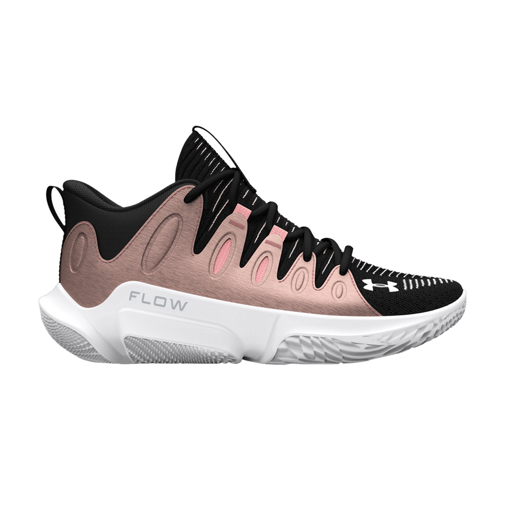(Women)  Under Armour Flow Breakthru 4 'Black Metallic Rose Gold'  3026641-003