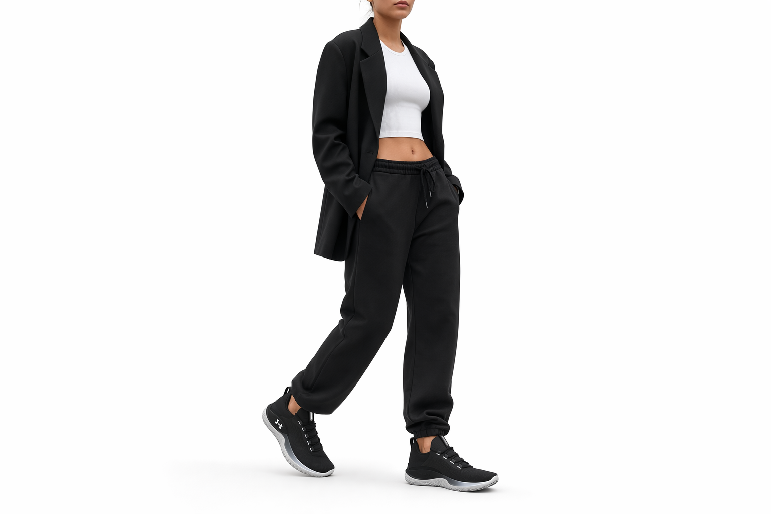 Order (W) Under Armour Flow Dynamic ''Schwarz Weiß'' 3026107-001