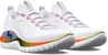 (W) Under Armour Flow Dynamic 'Bercetak - Putih Ais Ungu' 3027058-100