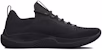 (W) Under Armour Flow Dynamic 'Triple Black' Hitam Penuh 3026107-002