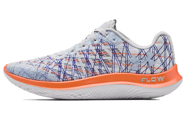 (Women) Under Armour Flow Velociti Wind 'Halo Grey Blaze Orange' 3023561-104