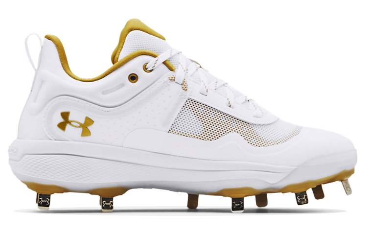 Order (W) Under Armour Glyde MT ''Blanc Or Métallique'' 3024328-103