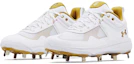 Lookbook (W) Under Armour Glyde MT ''Blanc Or Métallique'' 3024328-103