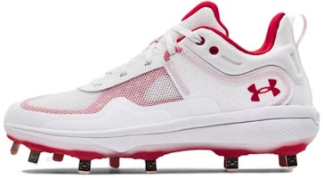 (Women) Under Armour Glyde MT 'White Red' 3024328-102 (Women) Under Armour Glyde MT 'White Red' 3024328-102