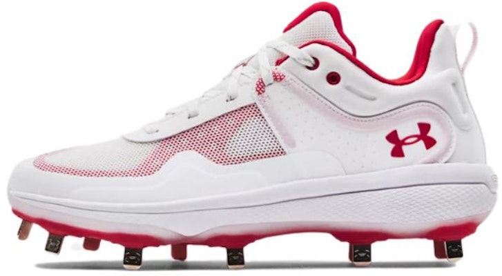 (Women) Under Armour Glyde MT 'White Red' 3024328-102 Buy (Women) Under Armour Glyde MT 'White Red' 3024328-102