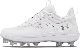 (Women) Under Armour Glyde MT TPU 'White Metallic Silver' 3024329-101 (Women) Under Armour Glyde MT TPU 'White Metallic Silver' 3024329-101