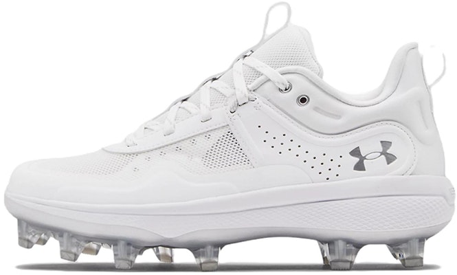 (Women) Under Armour Glyde MT TPU 'White Metallic Silver' 3024329-101 Buy (Women) Under Armour Glyde MT TPU 'White Metallic Silver' 3024329-101