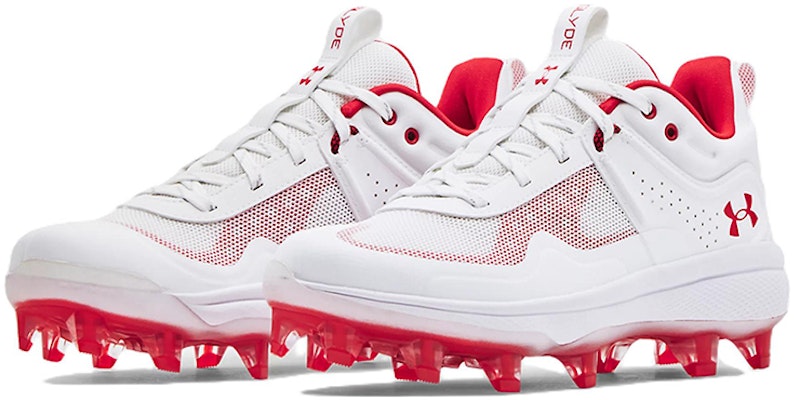 (Women) Under Armour Glyde MT TPU 'White Red' 3024329-103 Lookbook (Women) Under Armour Glyde MT TPU 'White Red' 3024329-103