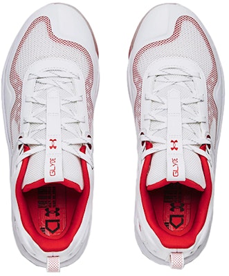 (W) Under Armour Glyde MT TPU 'Blanco Rojo' 3024329-103 Shop (W) Under Armour Glyde MT TPU 'Blanco Rojo' 3024329-103