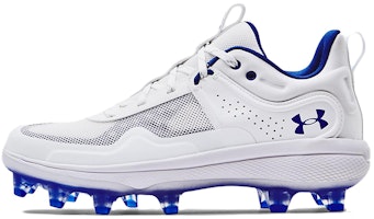 (Women) Under Armour Glyde MT TPU 'White Royal' 3024329-102 (Women) Under Armour Glyde MT TPU 'White Royal' 3024329-102