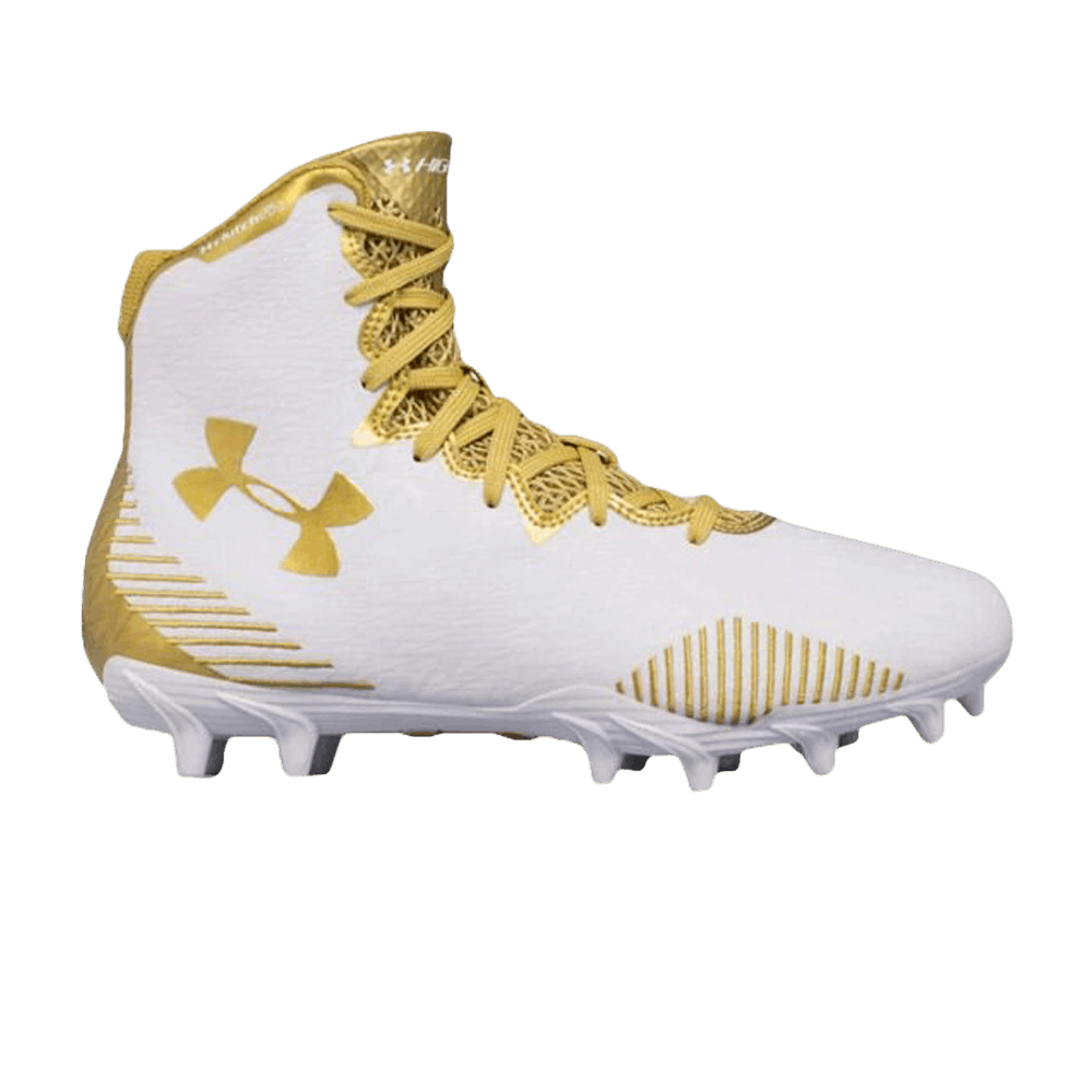(Women)  Under Armour Highlight Molded 'White Metallic Gold'  1297347-100