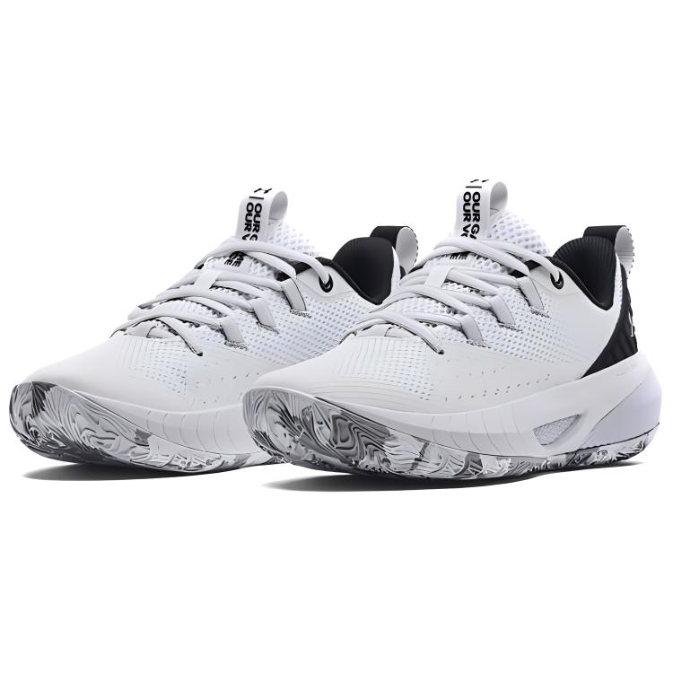 Lookbook （女款）Under Armour HOVR Ascent '白黑' 3025680-100