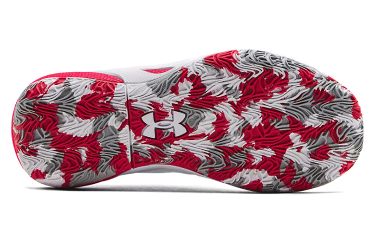 (W)  UA HOVR Ascent 'White Red' 圖 4