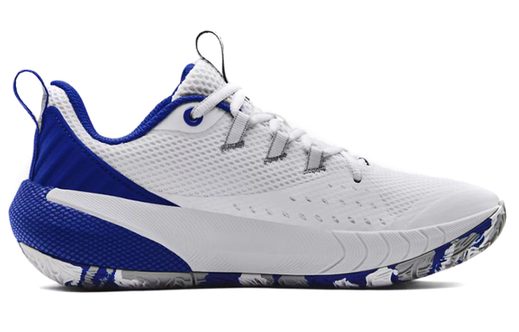 Order （女款）Under Armour HOVR Ascent '白色皇皇家藍' 3025680-104