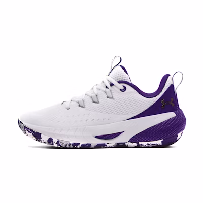 (W) UA HOVR Ascent Team 'White Purple'