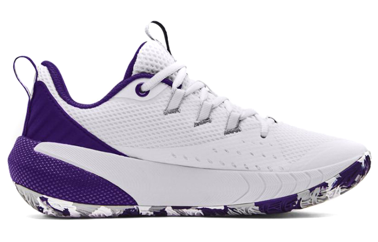 (W)  UA HOVR Ascent Team 'White Purple' 圖 2