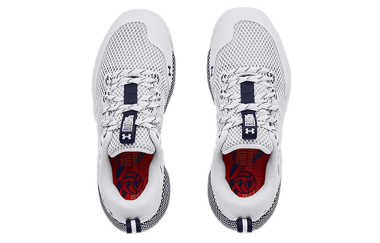 (W)  UA HOVR Block City 'White Midnight Navy' 圖 4
