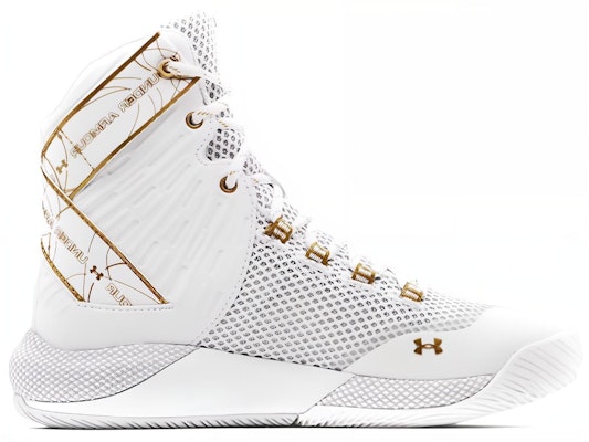 (Women) Under Armour HOVR Highlight Ace 'White Metallic Gold' 3023708-100 Order (Women) Under Armour HOVR Highlight Ace 'White Metallic Gold' 3023708-100