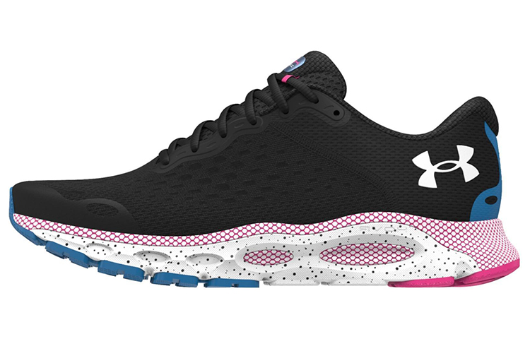 Buy (W) 언더아머 호버 인피니트 3 '블랙 일렉트로 핑크' 3023556-003