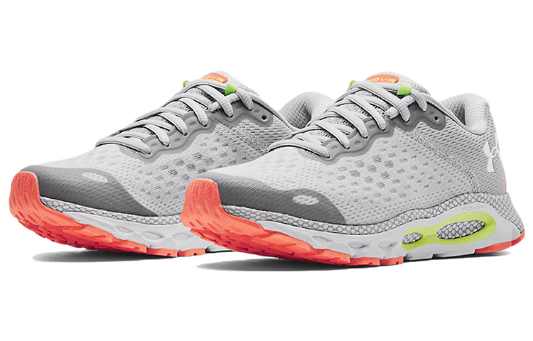 Lookbook (W) Under Armour HOVR Infinite 3 'Abu Putih Halo' sepatu olahraga 3023556-111