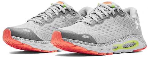 Lookbook (W) Under Armour HOVR Infinite 3 'Abu Putih Halo' sepatu olahraga 3023556-111