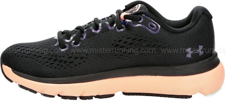 (Women) Under Armour HOVR Infinite 4 'Black Lunar Coral' 3025454-001 (Women) Under Armour HOVR Infinite 4 'Black Lunar Coral' 3025454-001