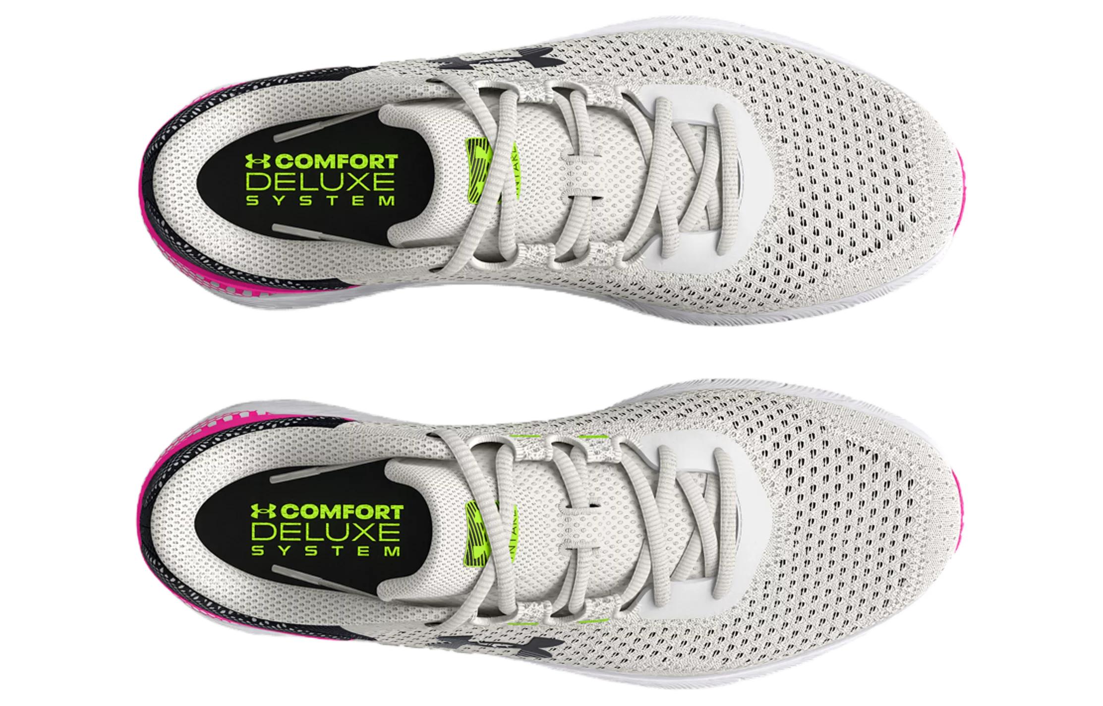 Shop （女士）Under Armour HOVR Intake 6 '白色叛逆粉紅' 3026141-103