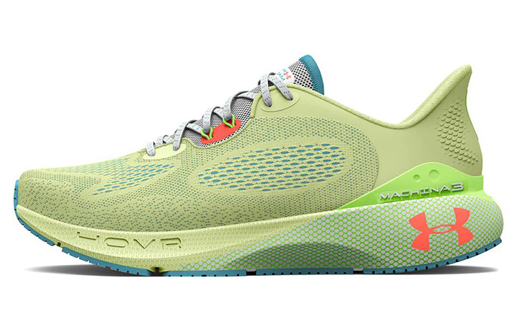 (W)  UA HOVR Machina 3 'Pale Olive Quirky Lime'