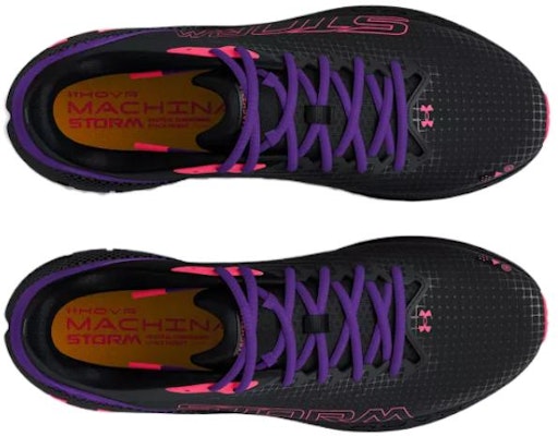 (Women) Under Armour HOVR Machina 'Storm - Black Pink Shock' 3026551-001 Shop (Women) Under Armour HOVR Machina 'Storm - Black Pink Shock' 3026551-001