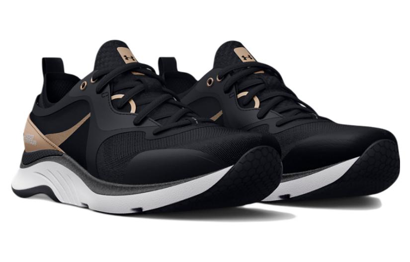 Shop (W) Under Armour HOVR Omnia ''Metallic - Schwarz Pfirsich Eis'' 3025567-001