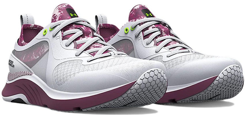 (女士)Under Armour HOVR Omnia「白色高荧光黄色」3026006-101 Lookbook (女士)Under Armour HOVR Omnia「白色高荧光黄色」3026006-101