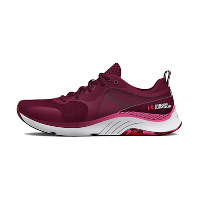 (W) UA HOVR Omnia Printed 'Dark Cherry'