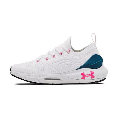 (W) UA HOVR Phantom 2 IntelliKnit 'White Deep Sea'