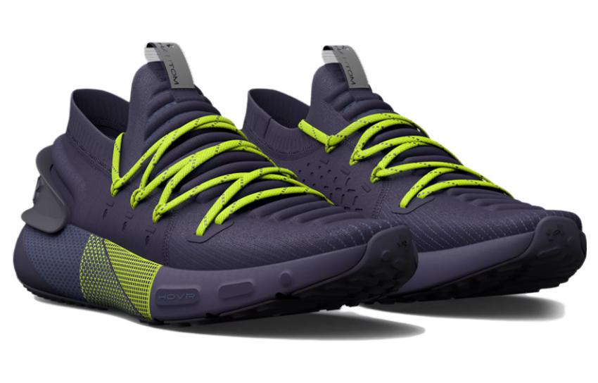 (W)  UA HOVR Phantom 3 'Tempered Steel High-Vis Yellow 'Purple' 圖 3