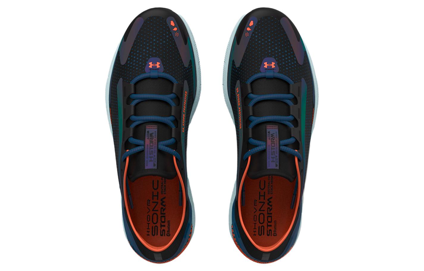 Shop （女性）Under Armour HOVR Sonic 5 Storm '黑色石油藍' 3025459-002