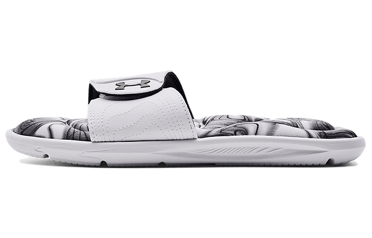 (Women) Under Armour Ignite 6 Graphic Footbed Slide 'White Jet Grey' 3023767-107