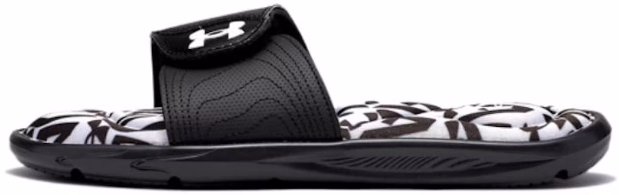 (Women) Under Armour Ignite 6 Graphic Footbed Slide 'Halo Grey Black' 3023767-105 Buy (Women) Under Armour Ignite 6 Graphic Footbed Slide 'Halo Grey Black' 3023767-105