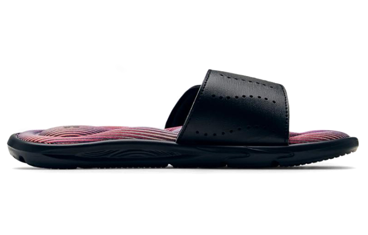 (W)  UA Ignite 6 Graphic Footbed Slide 'Black Metallic Ore' 圖 2