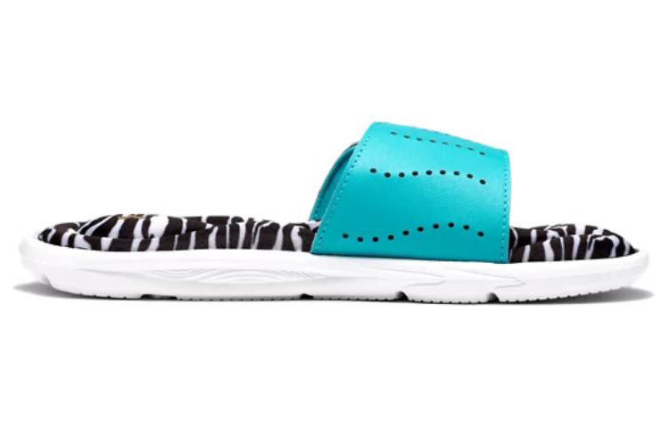 Order (W) 安德玛 Ignite 6 图案拖鞋 '白海王星' 3023767-106
