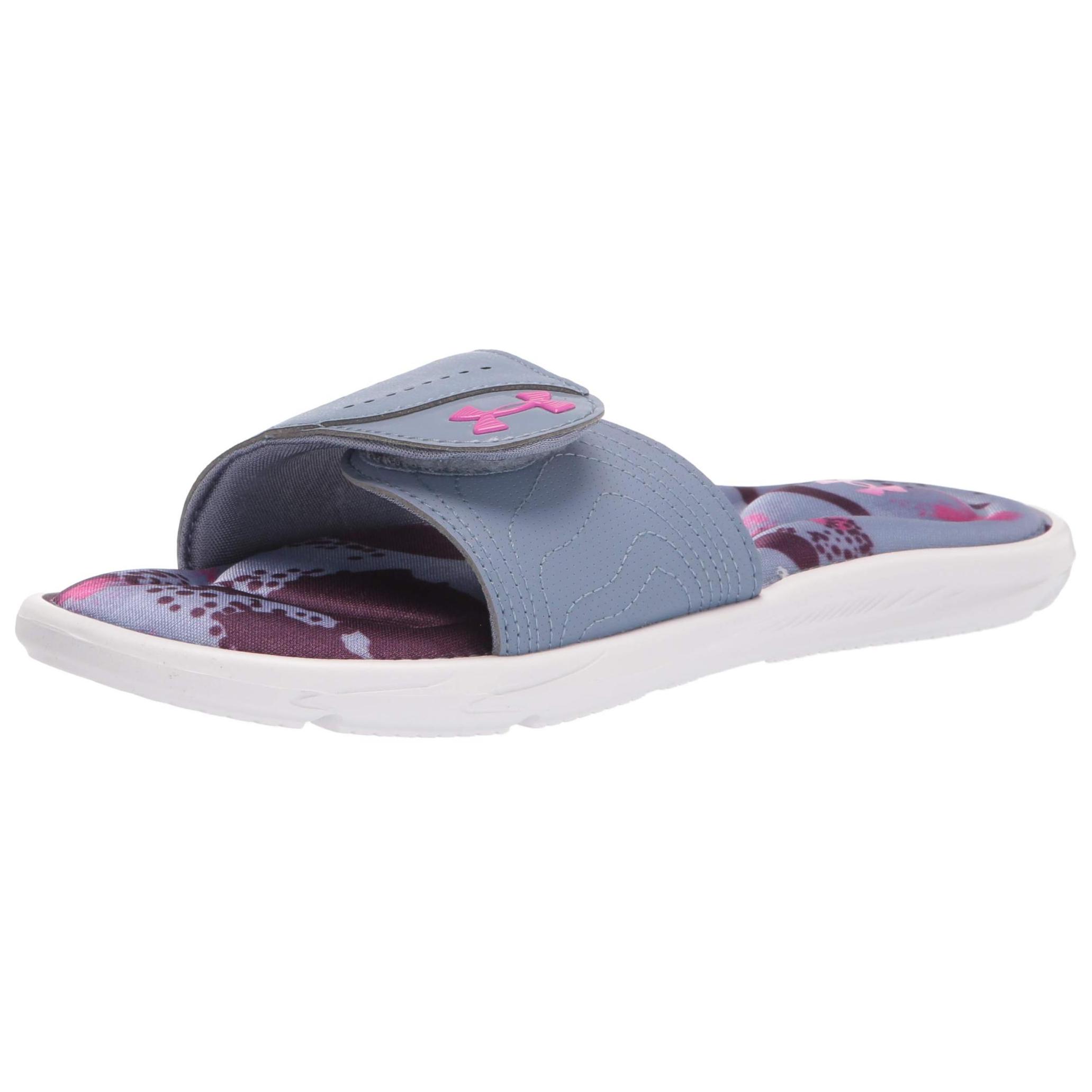 (W)  UA Ignite 6 Graphic Footbed Slide 'White Washed Blue' 圖 3