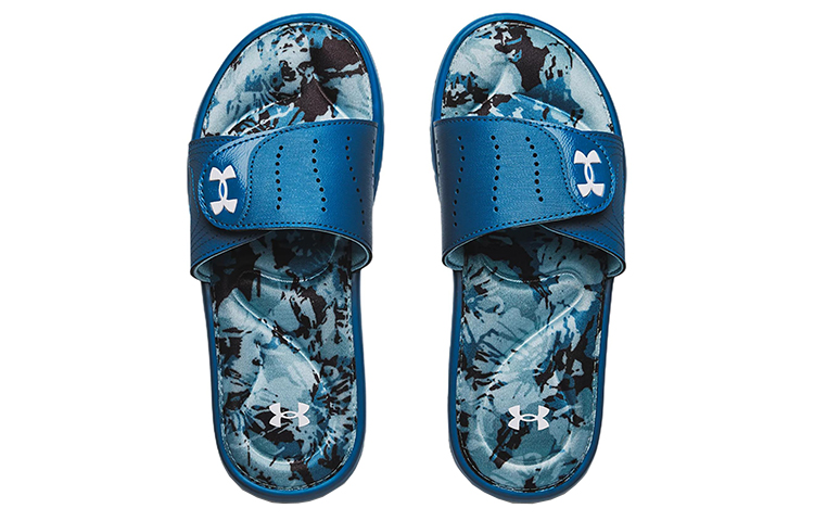 Shop (W) UAイグナイトVIグラフィック サンダル (クルーズブルー) 3023767-401