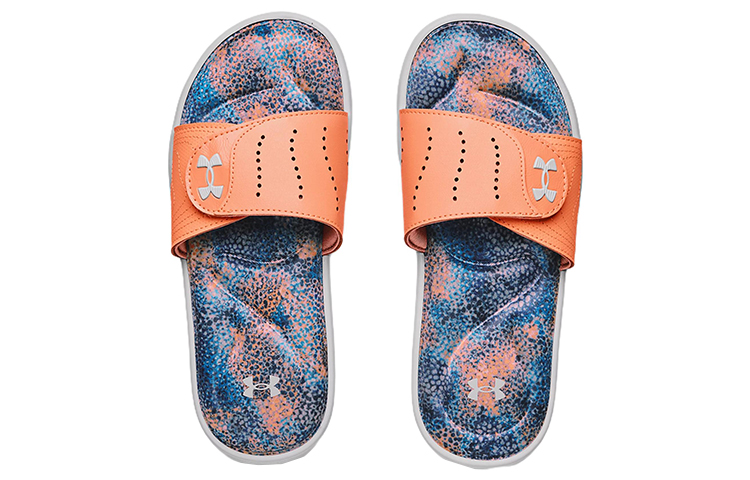 (W)  UA Ignite 6 Graphic Footbed Slide 'Afterglow Petrol Blue' 圖 4